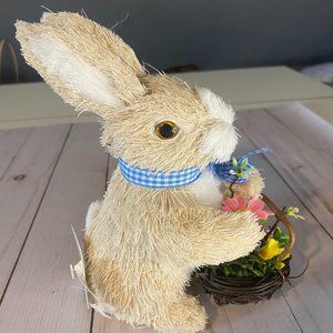 Woodland Easter Bunny w Basket